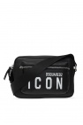 Dsquared2 Love Moschino Tote Frame bag à cœurs embossés Ivoire