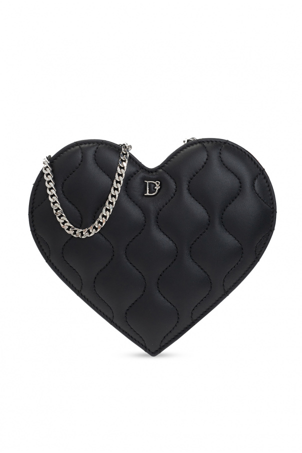 Dsquared2 ‘Heart’ shoulder Deny bag