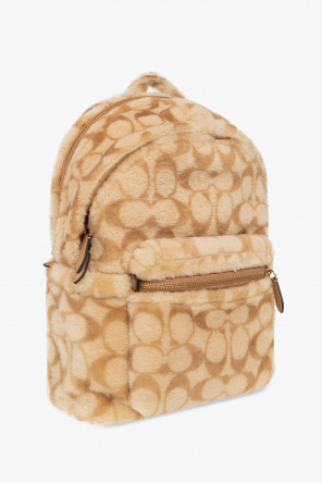 coach pays ‘Charter’ shearling backpack