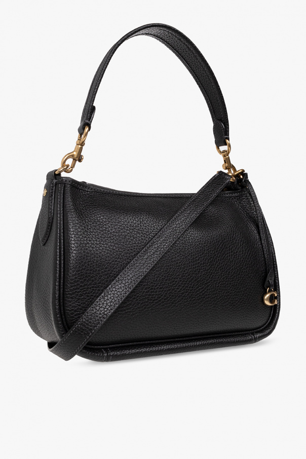 Coach Cary Pebble Leather Crossbody Shoulder Bag - Black