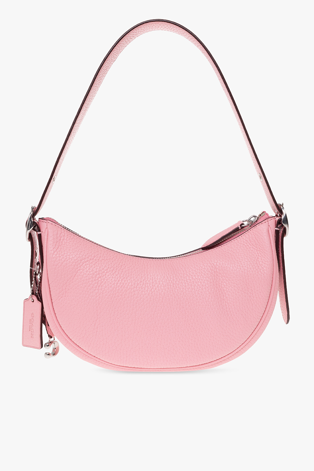 Amiri Shoulder Bag In Rose-pink Leather