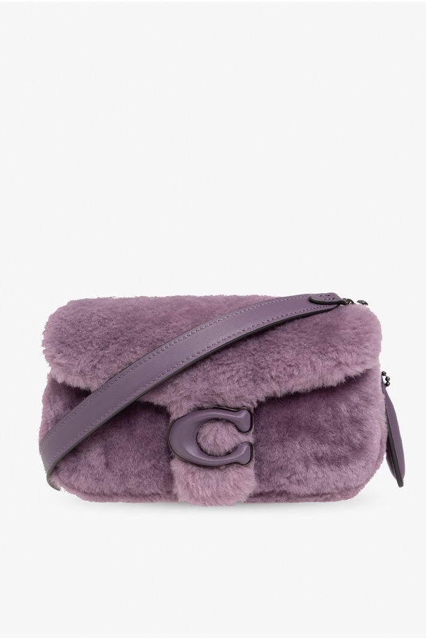 coach Bootie ‘Pillow Tabby 18’ shearling shoulder bag