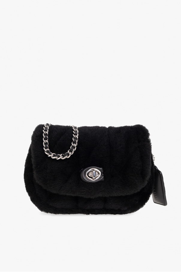 Coach ‘Pillow Madison 18’ fur shoulder bag