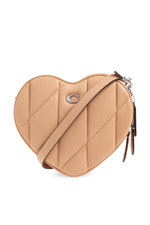‘heart’ quilted shoulder bag od Coach