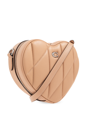 Coach Bckt ‘Heart’ quilted shoulder bag