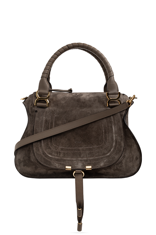 Suede bag ‘Marcie M’ od Chloé