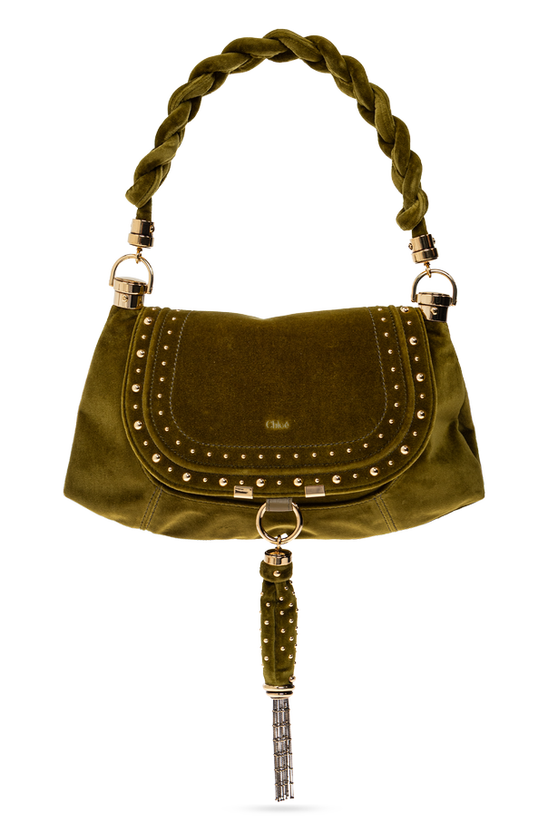 Velvet shoulder bag ‘Marcie Small’ od Chloé