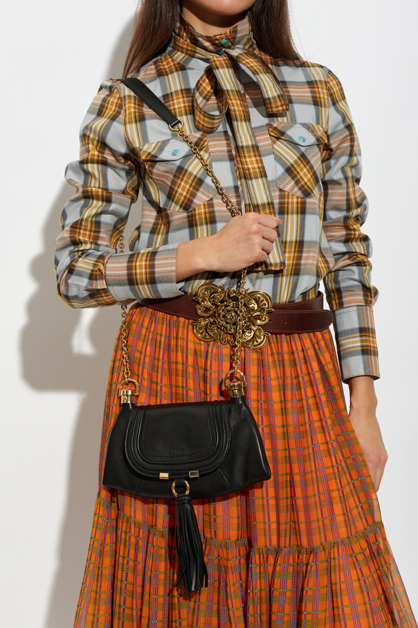 Chloé Чанта за рамо „Marcie Foulard Mini“