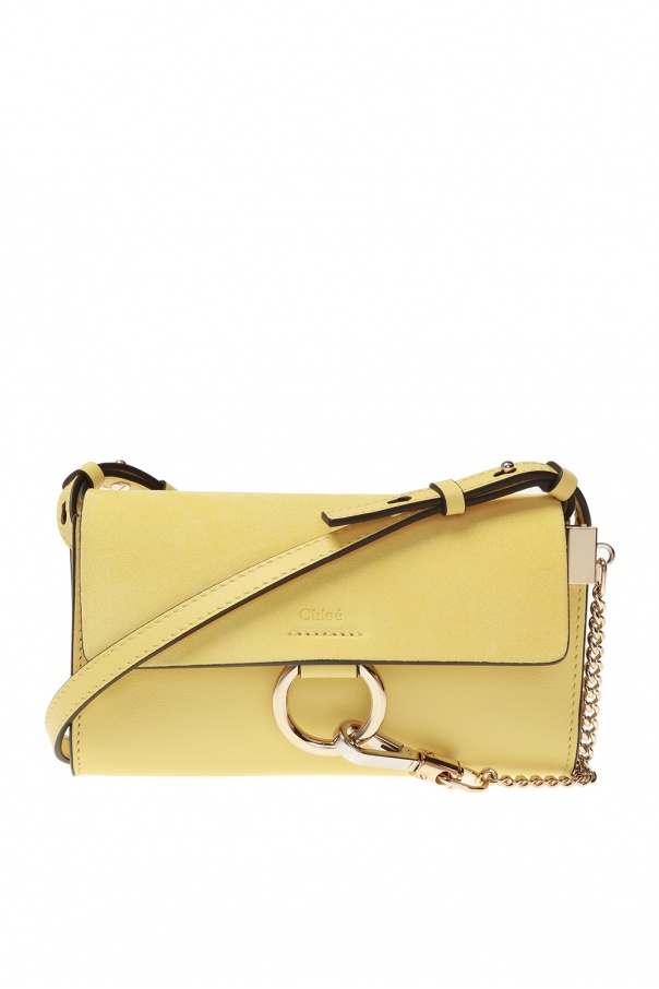 chloe faye bag yellow