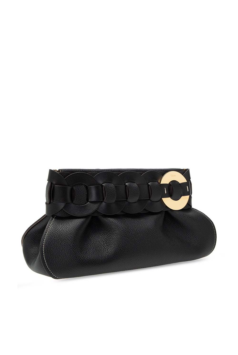 Chloé ‘Darryl’ clutch with logo