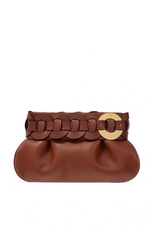 Chloé ‘Darryl’ clutch with logo