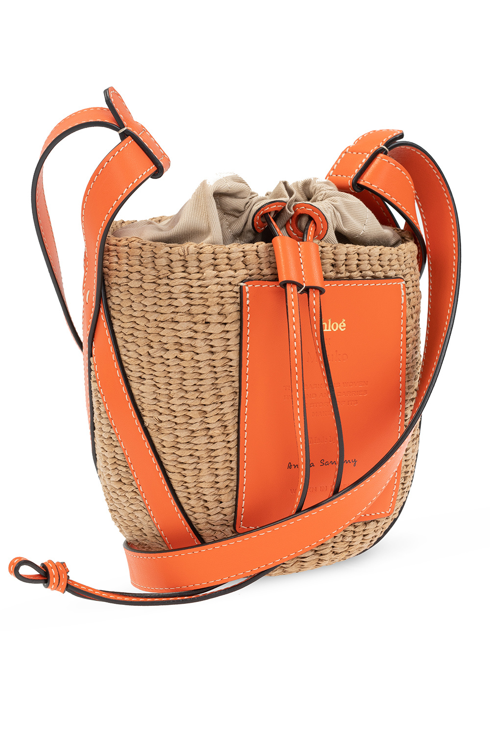Orange ‘Chloé Basket Small’ shoulder bag Chloé - Vitkac GB