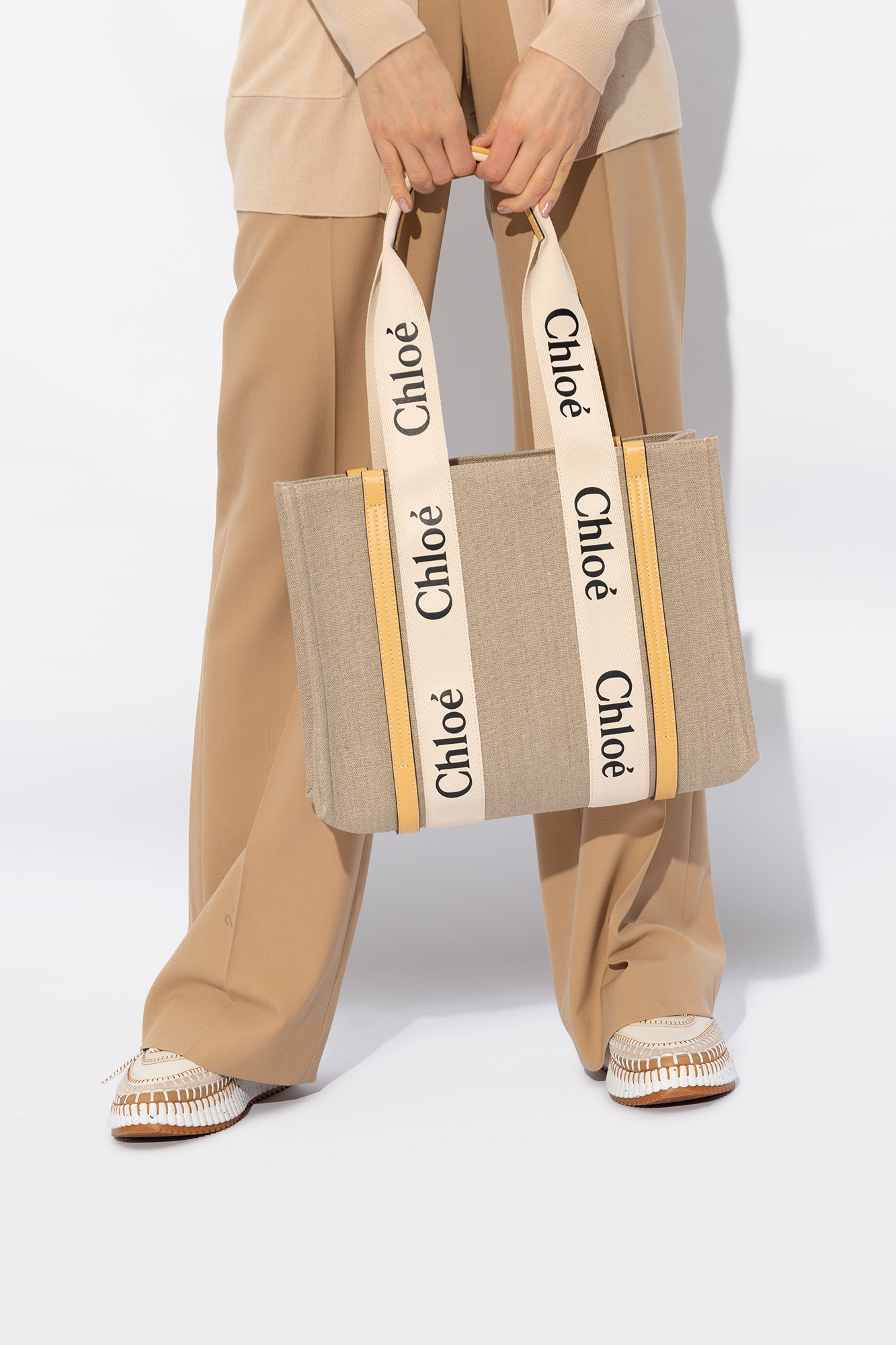 Chloé ‘Woody Medium’ shopper bag