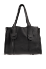 Chloe Red Calfskin Leather Medium Sally Flap Bag