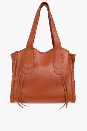 Шкіряна стильна жіноча сумка крос-боді в стилі chloe