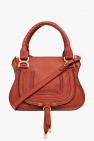 chloe edith small sneaker trimmed cashmere tote