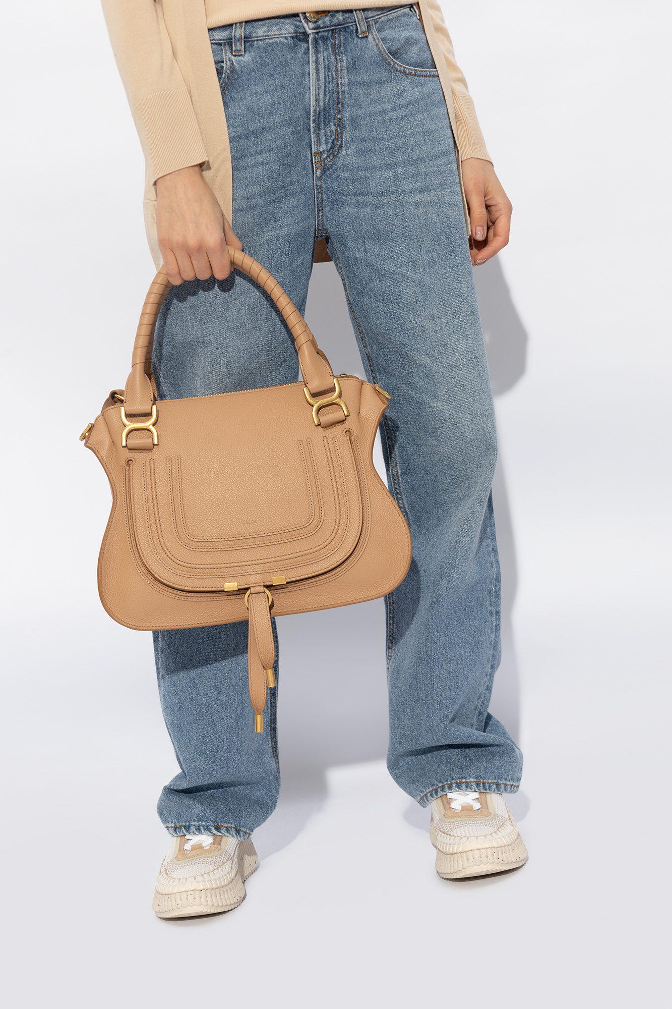 Chloé ‘Marcie Medium’ leather shoulder bag