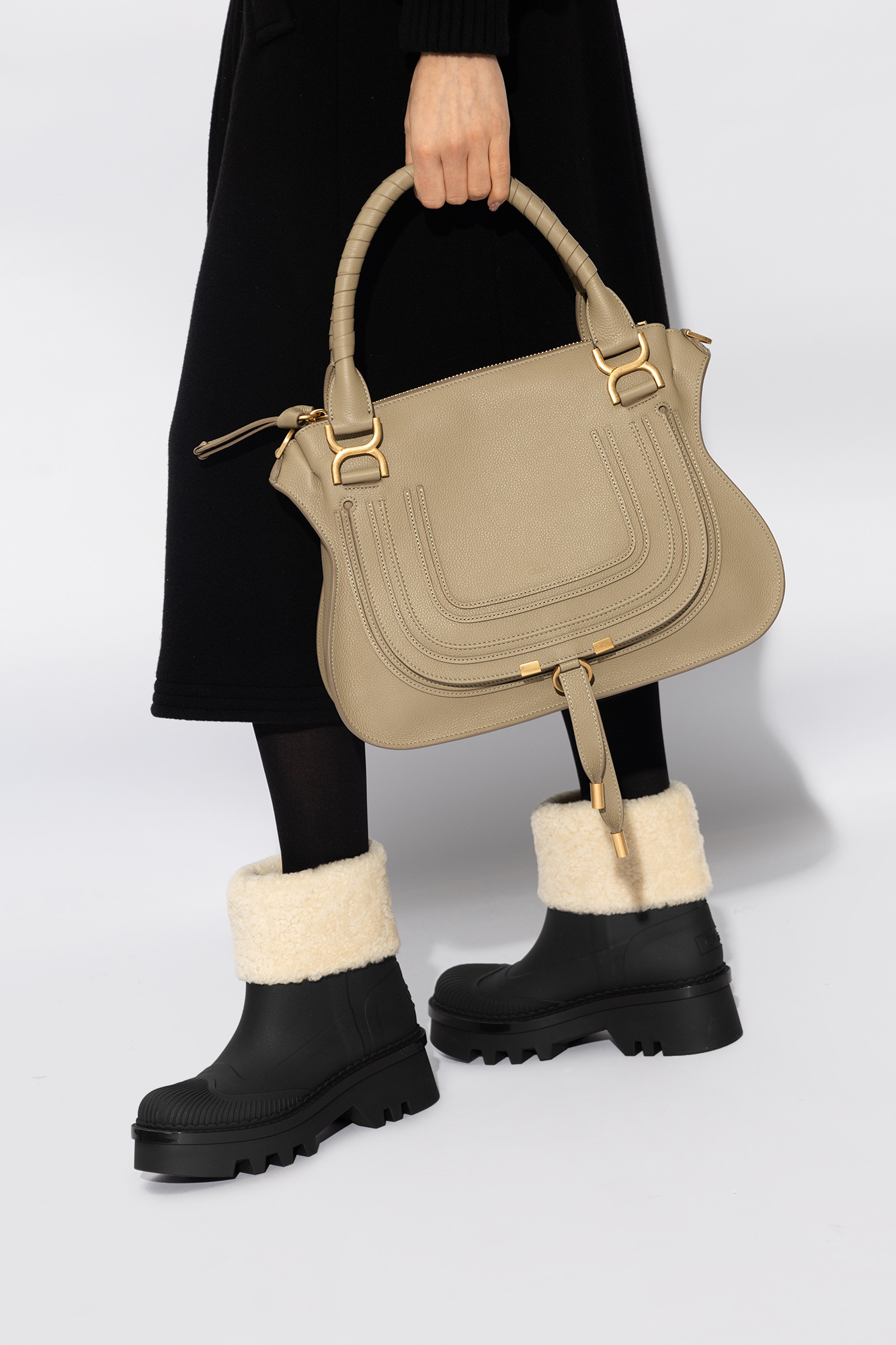 Chloé ‘Marcie Medium’ leather shoulder bag