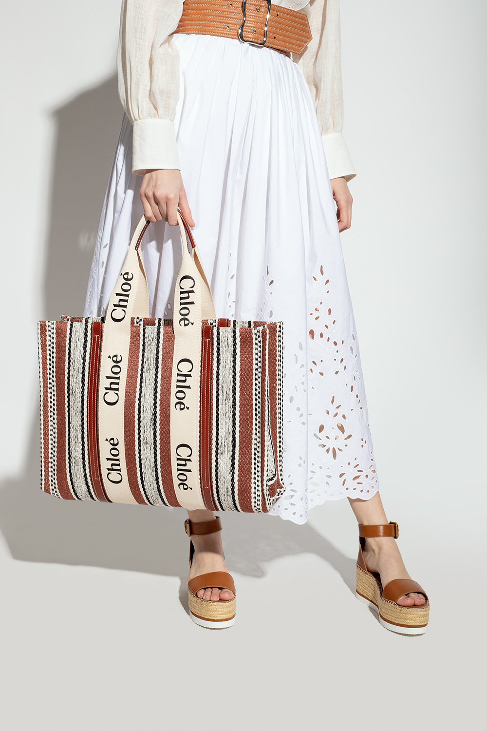 Chloé ‘Woody Large’ shopper bag