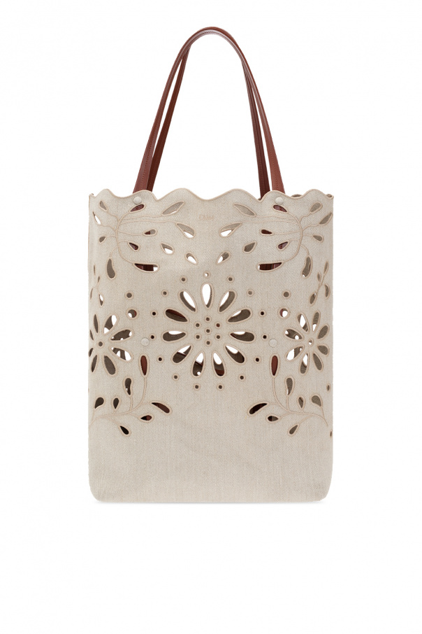 Chloé ‘Kamilla’ openwork shopper bag