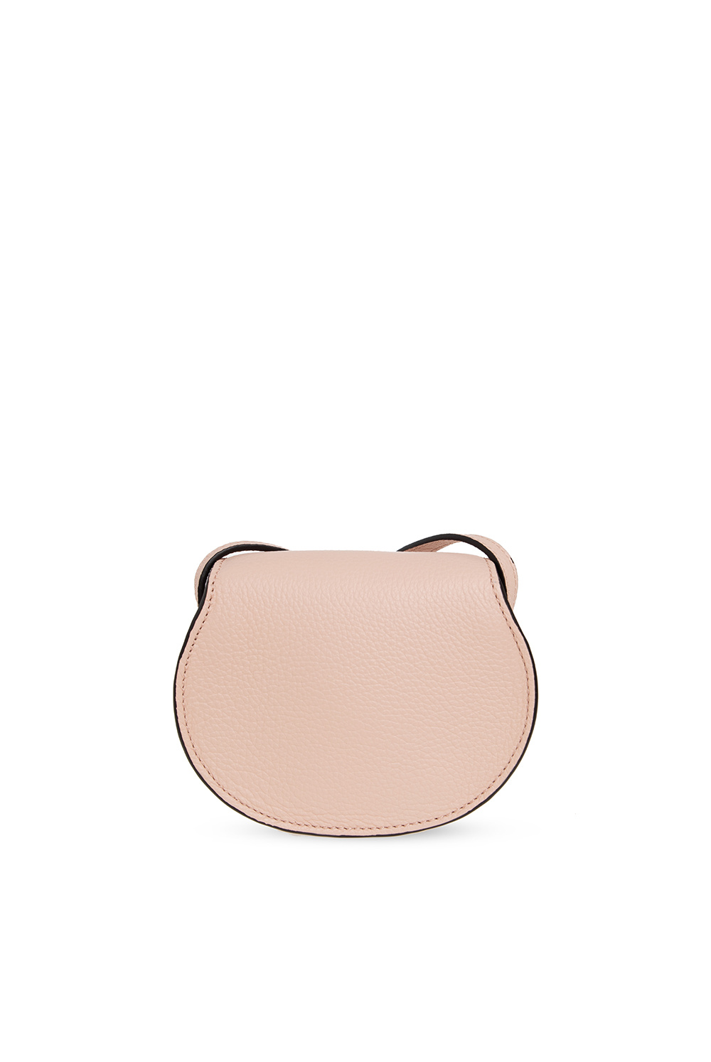 Chloé Marcie Textured-leather Shoulder Bag Pink