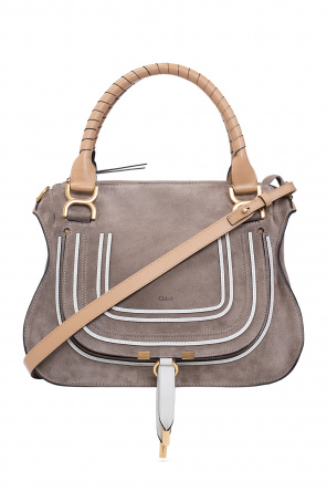 Chloe Beige Leather Paddington Medium Satchel Bag