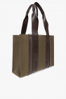 Chloé GREEN ‘Woody Medium’ shopper bag