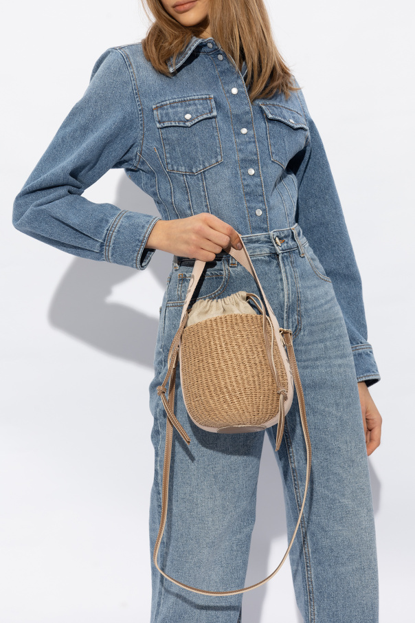 Chloé ‘Woody Mini’ bucket shoulder bag