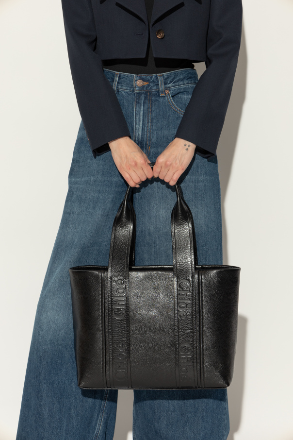Chloé Chloé `Woody Medium` shopper bag
