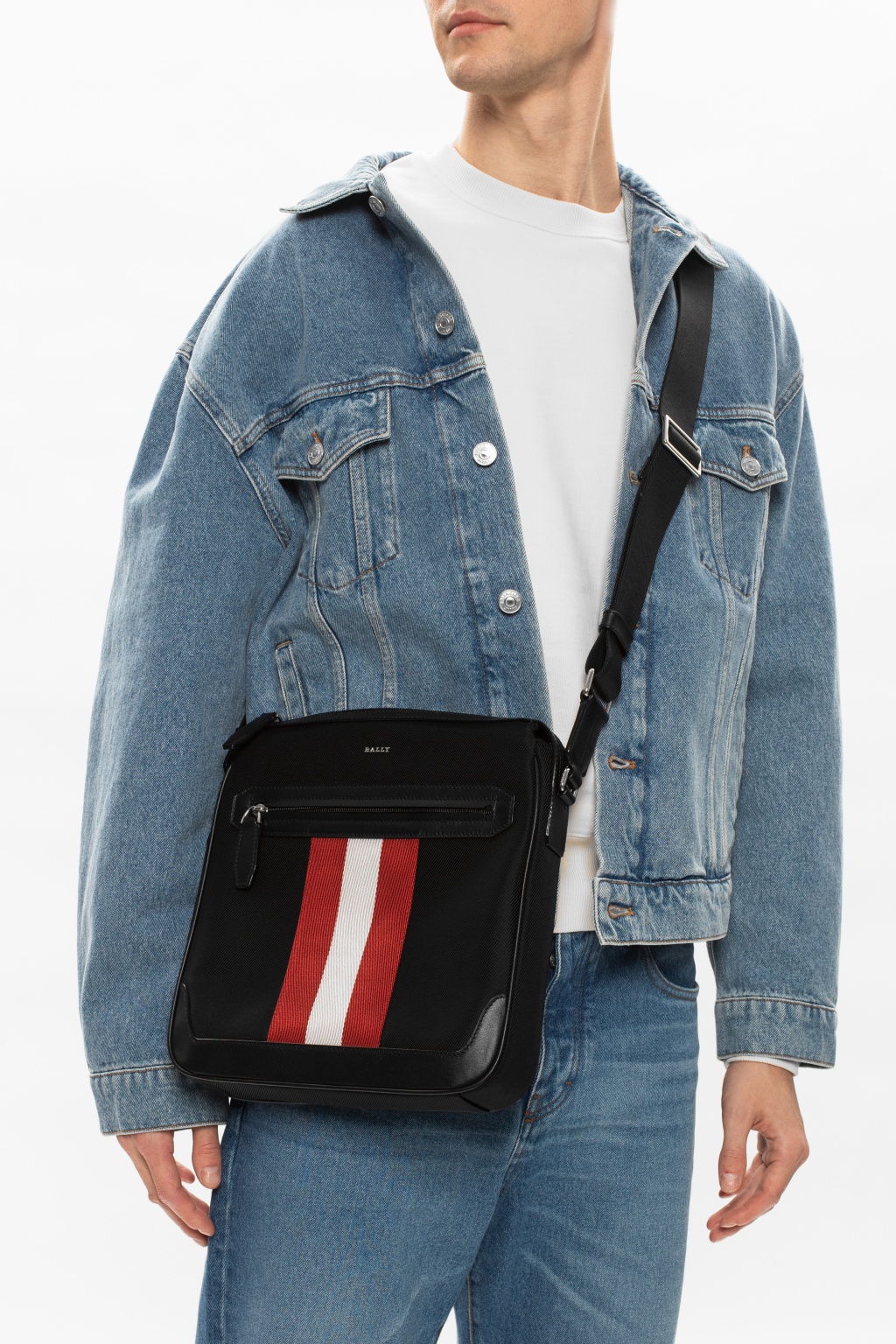 Bally Striped shoulder bag