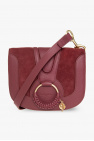 sac a main chloe marcie en python marron glace et cuir marron