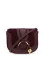 black chloe ethel leather satchel bag