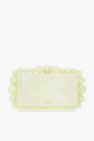 CC Pearl Crush Lambskin Leather Wallet On Chain Crossbody Bag Light Green