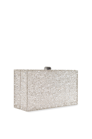 Cult Gaia Clutch Ela with shimmering crystals