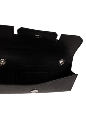 Dsquared2 Leather clutch "Twin"