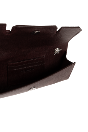 Dsquared2 Leather clutch "Twin"