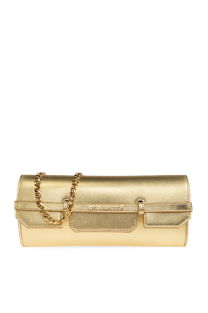 Leather clutch 'Twin'