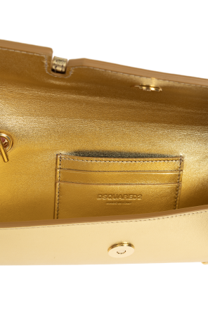 Dsquared2 Leather clutch 'Twin'