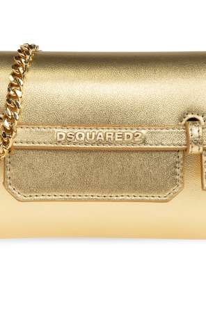 Dsquared2 Leather clutch 'Twin'
