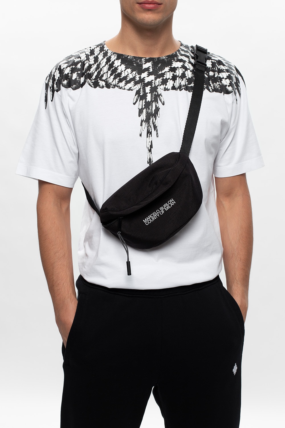 Marcelo Burlon Branded belt bag | Men's Bags | Vitkac
