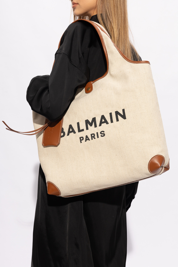 Balmain sequin ‘B-Army’ shopper bag
