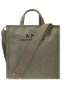 A.P.C. GREEN Shopper bag