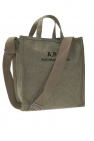 A.P.C. GREEN Shopper bag