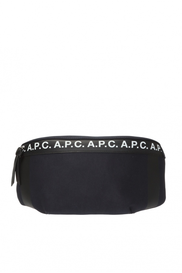 A.P.C. Patterned belt bag with logo
