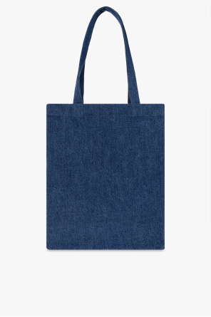 A.P.C. ‘Lou’ denim shopper quilted bag