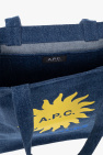 A.P.C. NAVY BLUE ‘Lou’ denim shopper bag