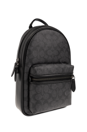 Coach chambray ‘Charter’ backpack with logo