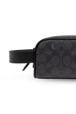 Coach Cosmetic Bag with Logo