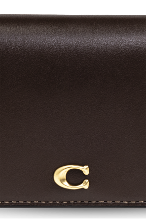 Coach Leather wallet with logo