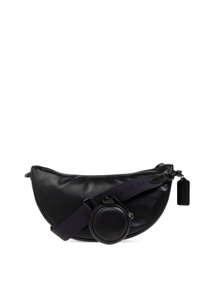 Leather shoulder bag